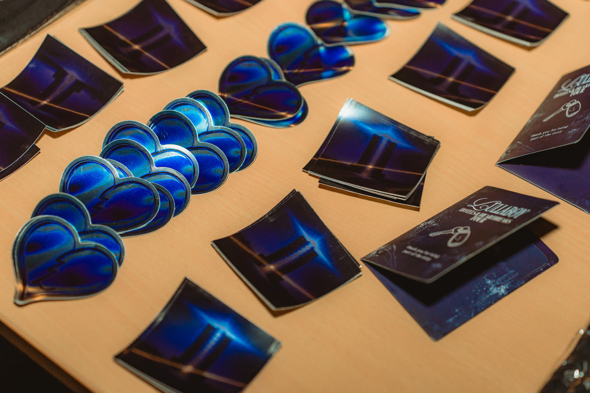 The Blue Heart Sticker