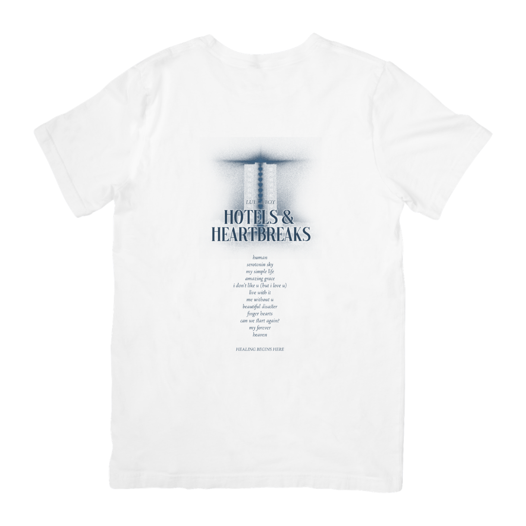 The hotels & heartbreaks visualizer oversized tee