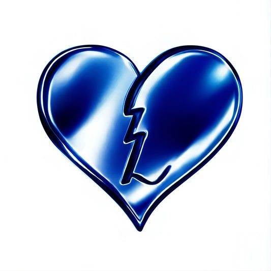 The Blue Heart Sticker