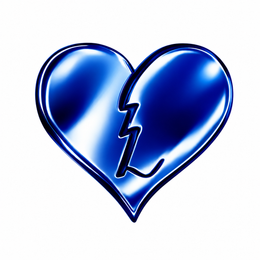 The Blue Heart Sticker