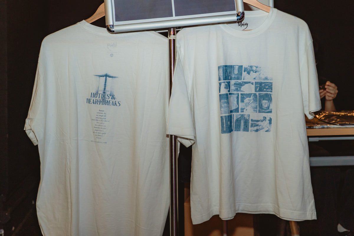 The hotels & heartbreaks visualizer oversized tee
