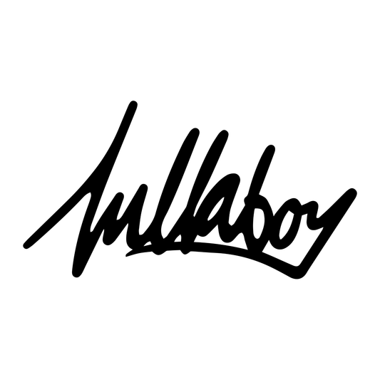 The lullaboy graffiti logo sticker